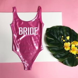 BRIDE Pink Swimsuit